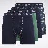 Reebok Men's Performance Boxer Briefs 4 Pack In Blue