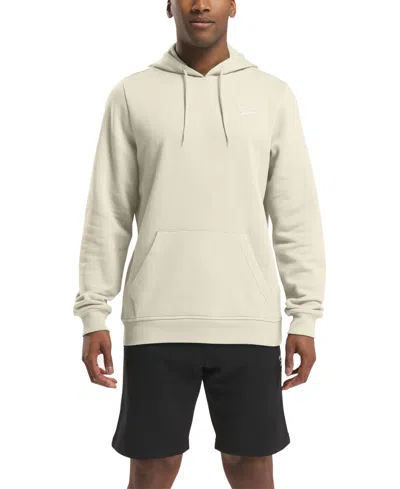 Reebok Men's Pullover Long Sleeve Hoodie In Vintage Chalk