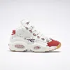 Reebok Men's Question Mid Basketball Shoes In Mars Red / Chalk / Vintage Chalk