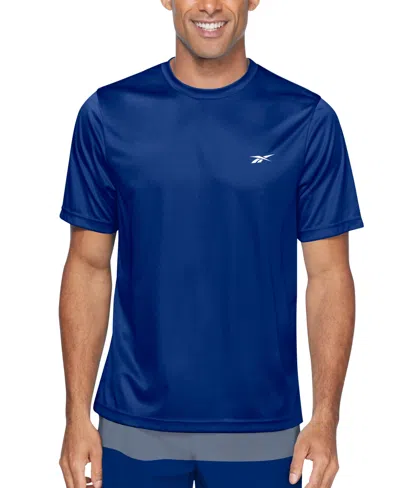Reebok Men's Quick-dry Logo Swim T-shirt In Blue