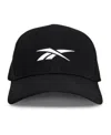 Reebok Range Unisex Adult Baseball Cap In Black