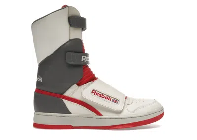 Pre-owned Reebok Men's  Alien Stomper High (special Box) Sneakers In Cream White/red/anthracite In Multi