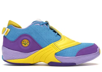 Pre-owned Reebok Men's  Answer 5 Bbc Ice Cream Sneakers In Teal/purple/yellow