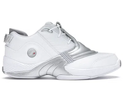 Pre-owned Reebok Men's  Answer 5 Silver (2019) Sneakers In White/matte Silver