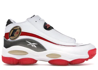 Pre-owned Reebok Men's  Answer Dmx Red (2018) Sneakers In White/excellent Red/brass In Multi