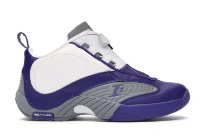 Pre-owned Reebok Men's  Answer Iv Kobe Bryant Pe Sneakers In Team Purple/flat Grey/white In Multi