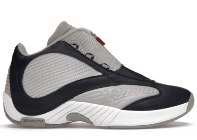 Pre-owned Reebok Men's  Answer Iv Packer Sneakers Sneakers In Grey/ultramarine/white In Multi