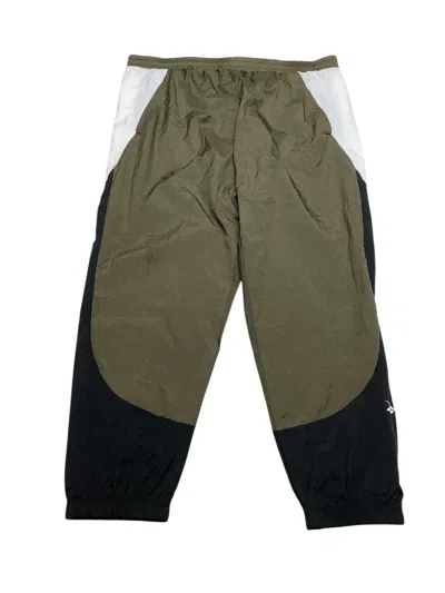 Reebok Men's  Athletic Training Performance Pants Green Black Logo Fts996
