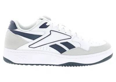 Pre-owned Reebok Men's  Atr Chill Sneakers In Flat White/pure Grey/vector Navy Blue In Multi