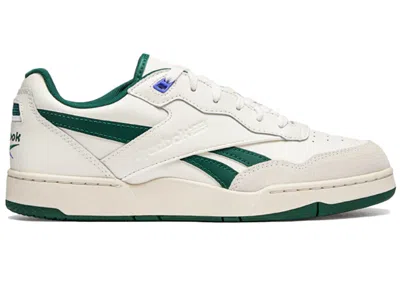Pre-owned Reebok Men's  Bb 4000 Ii Sneakers In Chalk/dark Green Alabaster
