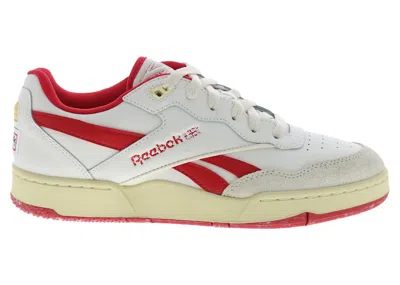 Pre-owned Reebok Men's  Bb 4000 Ii Sneakers In Chalk/weathered White/vector Red In Multi