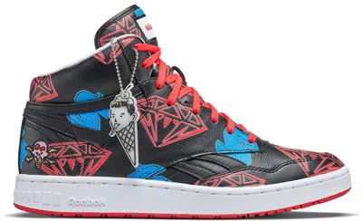 Pre-owned Reebok Men's  Bb4600 Hi Bbc Icecream Complexcon (2019) Sneakers In Black/red/blue In Multi