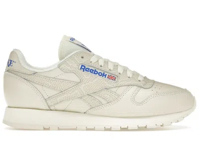 Pre-owned Reebok Men's  Classic Leather Awake Ny Snakeskin Sneakers In Sandtrap/chalk