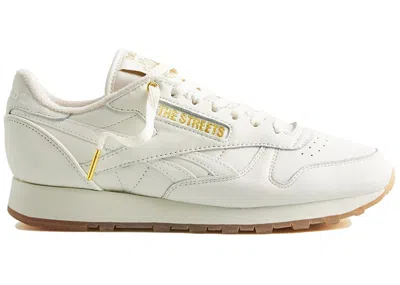 Pre-owned Reebok Men's  Classic Leather End. The Streets Sneakers In Chalk/black/gold Metallic In Multi