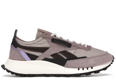 Pre-owned Reebok Men's  Classic Leather Legacy Asap Nast Sneakers In Sandy Taupe/crisp Purple/black