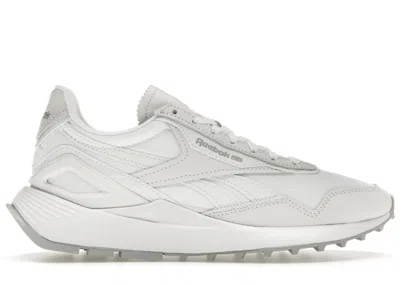 Pre-owned Reebok Men's  Classic Leather Legacy Az Cold Grey Sneakers In Cloud White/cold Grey 2 In Multi