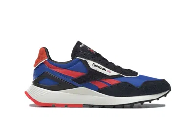 Pre-owned Reebok Men's  Classic Leather Legacy Az Sneakers In Court Blue/dynamic Red/core Black