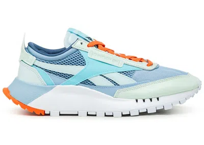 Pre-owned Reebok Men's  Classic Leather Legacy Sneakers In Chalk Blue/digital Glow/aqua Dust