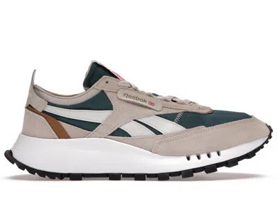 Pre-owned Reebok Men's  Classic Leather Legacy Sneakers In Green/cream/gold In Multi