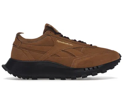 Pre-owned Reebok Men's  Classic Leather Legacy Sns Walking Sneakers In Wild Brown/maroon/matte Gold In Multi
