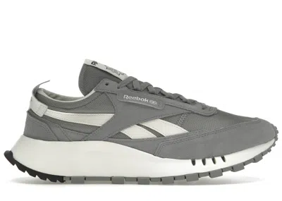Pre-owned Reebok Men's  Classic Leather Legacy Solid Grey Sneakers In Mgh Solid Grey/pure Grey 5/chalk In Gray