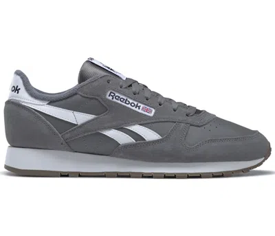 Pre-owned Reebok Men's  Classic Leather Pure Grey White Sneakers In Pure Grey 6/footwear White In Gray