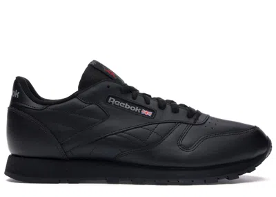 Pre-owned Reebok Men's  Classic Leather Sneakers In Black