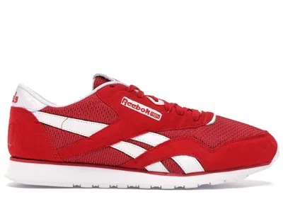 Pre-owned Reebok Men's  Classic Nylon Bait X Yg Sneakers In Red/white