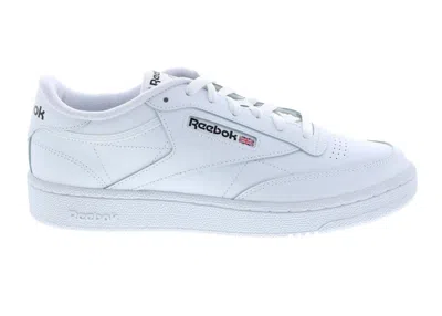 Pre-owned Reebok Men's  Club C 85 Sneakers In Cloud White/core Black In Multi