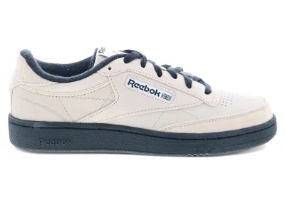 Pre-owned Reebok Men's  Club C 85 Sneakers In Tapioca/black/white