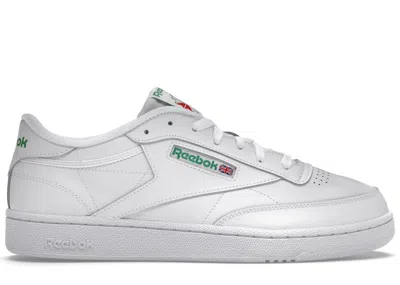 Pre-owned Reebok Men's  Club C 85 Sneakers In White/green In Multi