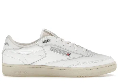 Pre-owned Reebok Men's  Club C 85 Vintage Pure Grey Sneakers In Footwear White/pure Grey 3/paperwhite In Multi