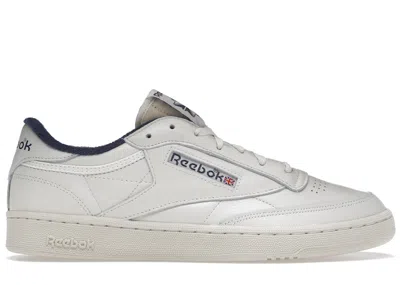 Pre-owned Reebok Men's  Club C 85 Vintage Sneakers In Chalk/alabaster In White