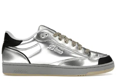 Pre-owned Reebok Men's  Club C Bulc Dime Silver Metllic Sneakers In Silver Metallic/modern Beige In Multi