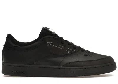 Pre-owned Reebok Men's  Club C Maison Margiela Memory Of Sneakers In Black/footwear White