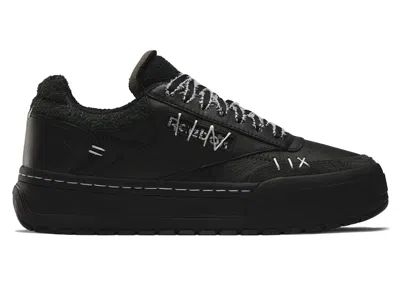 Pre-owned Reebok Men's  Club C Megacourt Universal Monsters The Bride Of Frankenstein Sneakers In Black/white In Multi