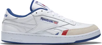 Pre-owned Reebok Men's  Club C Revenge Bronze 56k Sneakers In White/true Grey 1/cobalt Blue