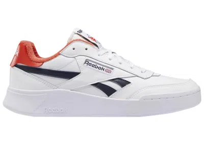 Pre-owned Reebok Men's  Club C Revenge Legacy White Sneakers In Footwear White/vector Navy Blue/dynamic Red