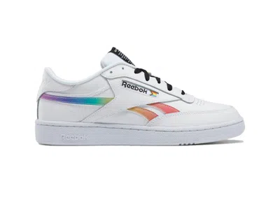 Pre-owned Reebok Men's  Club C Revenge Pride (2021) Sneakers In Footwear White/core Black In Multi