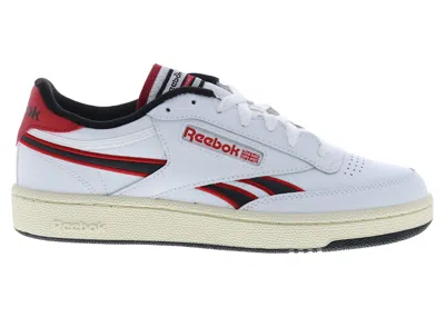 Pre-owned Reebok Men's  Club C Revenge Sneakers In White/vector Red/black In Multi