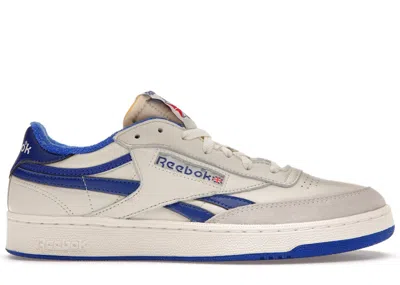 Pre-owned Reebok Men's  Club C Revenge Vintage Vintage Sneakers In Chalk/collegiate Royal/excellent Red