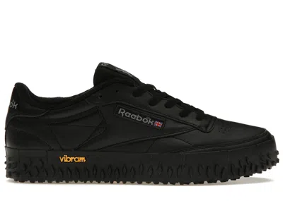 Pre-owned Reebok Men's  Club C Vibram Sneakers In Core Black/pure Grey 5 In Multi