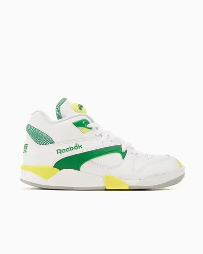 Pre-owned Reebok Men  Court Victory Pump Tennis Shoes Size 9 White Green Michael Chang
