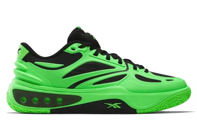 Pre-owned Reebok Men's  Engine A Sneakers In Solar Lime/black