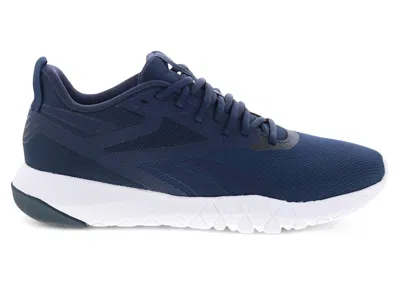 Pre-owned Reebok Men's  Flexagon Force 4 Sneakers In Vector Navy Blue/core Black