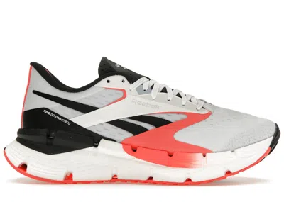 Pre-owned Reebok Men's  Floatzig Symmetros Sneakers In White/orange Flare/black