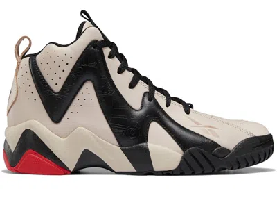 Pre-owned Reebok Men's  Hurrikaze Ii Bait Astro Boy Sneakers In Soft Ecru/core Black/vector Red