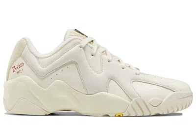 Pre-owned Reebok Men's  Hurrikaze Ii Low Power Rangers Zord Horde Sneakers In Alabaster/pure Grey 8/power Red