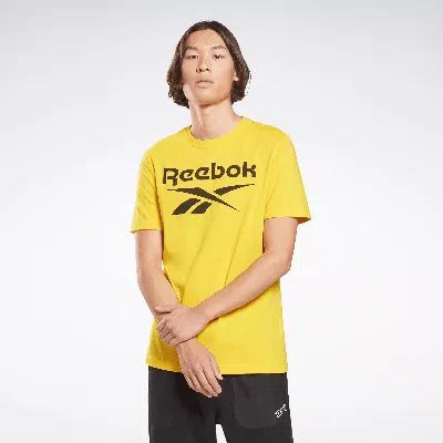 Reebok Men's  Identity Big Logo T-shirt In Always Yellow