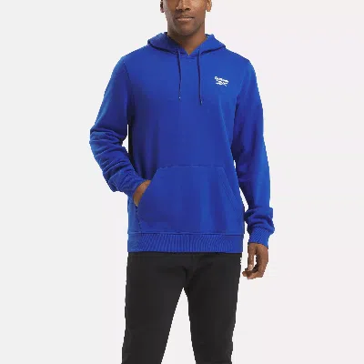 Reebok Men's Pullover Long Sleeve Hoodie In Boundless Blue